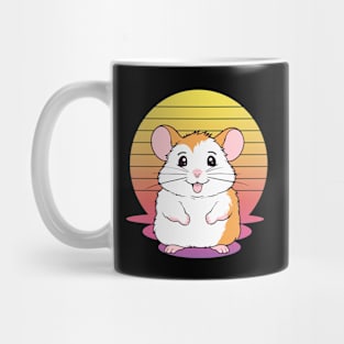 adorable Hamster Lover birthday cool splotch paint Mug